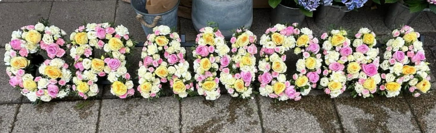 Funeral flowers from The Little Garden Flower And Plant Shop in Hale